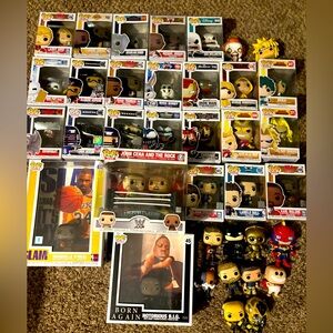 I’m selling funko pops for about $10 each.   ($250 for all).(need gone ASAP)